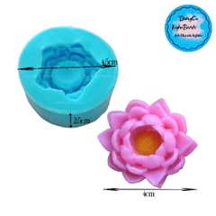 Khuôn Silicon - Hoa Sen Thái Nở - Sen 4cm