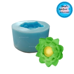 Khuôn Silicon - Hoa Sen Thái Nở - Sen 4cm