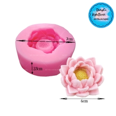 Khuôn Silicon - Hoa Sen Thái Nở - Sen 6cm
