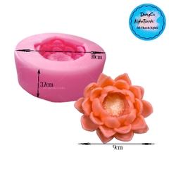 Khuôn Silicon - Hoa Sen Thái Nở - 9cm