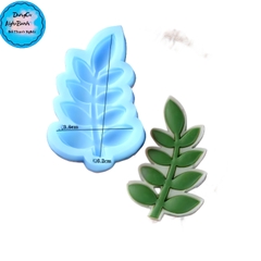 Khuôn Silicon - Lá Cành - Dây lá Hồng 6.2cm
