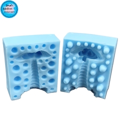 Khuôn Silicon - Gốc Thân Cây - Cây Dừa 2 Mảnh 6cm