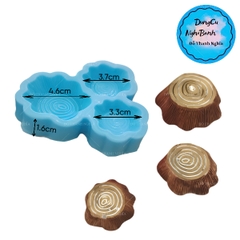 Khuôn Silicon - Gốc Cây Set 3