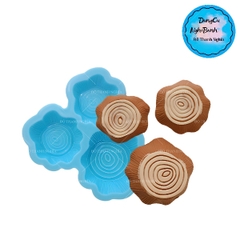 Khuôn Silicon - Gốc Cây Set 3