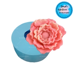 Khuôn Silicon - Hoa Mẫu Đơn Bắp Cải - Đại đoá 15cm