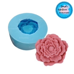 Khuôn Silicon - Hoa Mẫu Đơn - Đại đoá 12.5cm - Bắp Cải