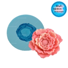 Khuôn Silicon - Hoa Mẫu Đơn - Đại đoá 12.5cm - Bắp Cải
