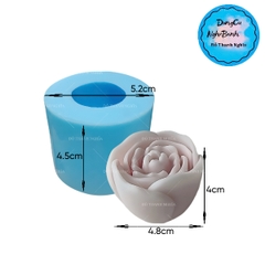Khuôn Silicon - Hoa Mẫu Đơn - Mẫu Đơn Cánh Vòng 4.8cm
