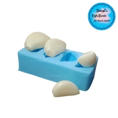 Khuôn Silicon - Rau Củ - Tỏi Vĩ 4 Tỏi