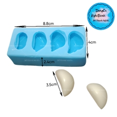 Khuôn Silicon - Rau Củ - Tỏi Vĩ 4 Tỏi