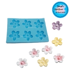 Khuôn Silicon - Hoa Mai Đào Nằm - 3cm - 6c