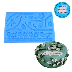 Khuôn Silicon - Hoa Mai Đào Nằm - TH - Chuỗi Hoa Cành Lá