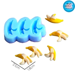 Khuôn Silicon - Trái Cây - Chuối 3.1cm 3c