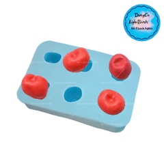 Khuôn Silicon - Trái Cây Berry - Cherry - 6c
