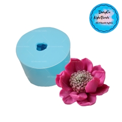 Khuôn Silicon - Hoa Sen Nở - Hoa Sen Nhuỵ 7.8cm
