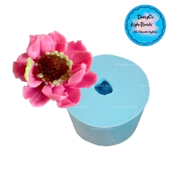 Khuôn Silicon - Hoa Sen Nở - Hoa Sen Nhuỵ 7.8cm