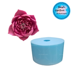 Khuôn Silicon - Hoa Sen Nở - Hoa Sen Nhuỵ 7.5cm