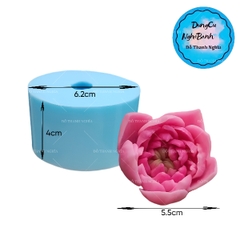 Khuôn Silicon - Hoa Sen Nở - Hoa Sen Nhuỵ 5.5cm
