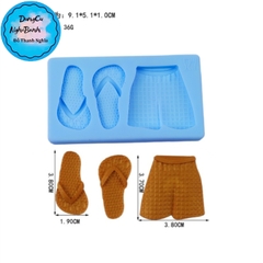 Khuôn Silicon - Giày - Đôi Dép Quần 3C