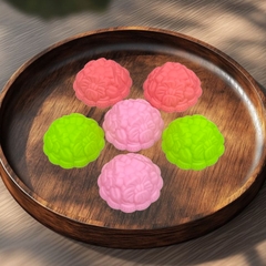 [10 cup] Khuôn Silicon - Cup Set 5cm - M74 Hoa 3 Mảnh