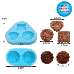 Khuôn Silicon - Bánh Kẹo Set 5c Bánh
