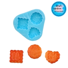 Khuôn Silicon - Bánh Kẹo Set 5c Bánh