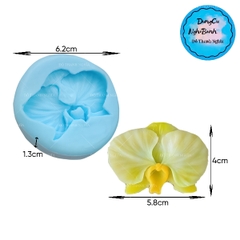 Khuôn Silicon - Hoa Lan 5.8cm chung thùng 4232