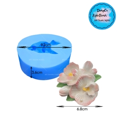 Khuôn Silicon - Hoa Lan Nằm - Chùm Hoa Lan Kèm Nụ