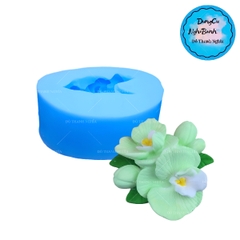 Khuôn Silicon - Hoa Lan Nằm - Chùm Hoa Lan Kèm Nụ