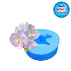 Khuôn Silicon - Hoa Lan Nằm - Chùm Hoa Lan Kèm Nụ
