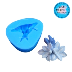 Khuôn Silicon - Hoa Lan Nằm - Chùm Hoa Lan Kèm Nụ 5c