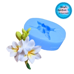 Khuôn Silicon - Hoa Lan Nằm - Chùm Hoa Cành Lan Kèm Nụ 6c