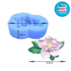 Khuôn Silicon - Hoa Lan Kèm Lá 6.2cm