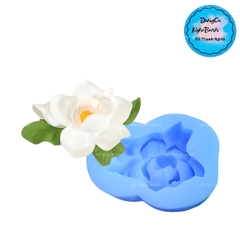 Khuôn Silicon - Hoa Lan Kèm Lá 6.2cm