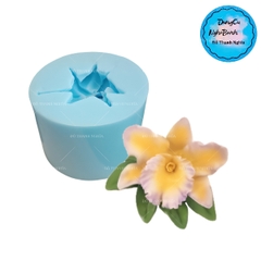 Khuôn Silicon - Hoa Lan Nằm - 5cm - Nở