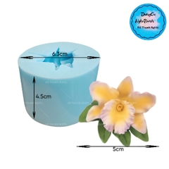 Khuôn Silicon - Hoa Lan Nằm - 5cm - Nở