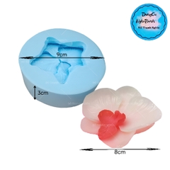 Khuôn Silicon - Hoa Lan Nằm - 8cm - Hồ Điệp