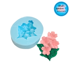 Khuôn Silicon - Hoa Mai Đào - Chùm Mai Kèm Lá