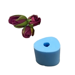 Khuôn Silicon - Chùm Hoa Hồng Búp Gai 3c 5cm