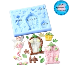 Khuôn Silicon - Cánh Cửa Thiên Thần Chim Cỏ