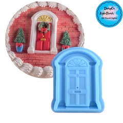 Khuôn Silicon - Cánh Cửa - Cao Đá 13.5cm Viền