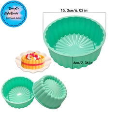 Khuôn Silicon Đế Quạt Thanh Viền 15cm