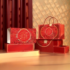 Hộp Giấy - Bánh Trung Thu Quai Xách - 4 Bánh - 4N07