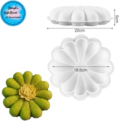 Khuôn Silicon - Đế - Hoa Mai 12 Cánh Lên Mâm Cúng