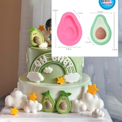 Khuôn Silicon - Trái Cây - Bơ 5.4cm