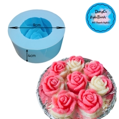 Khuôn Silicon - Hoa Hồng Nở - 7cm A3