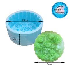 Khuôn Silicon - TT - 9cm - Mẫu 13 -