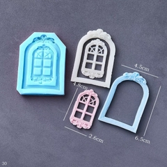 Khuôn Silicon - Cánh Cửa Hoa Văn 4.8cm