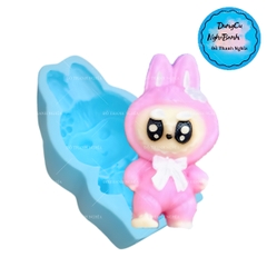 Khuôn Silicon - Labubu Nơ 11cm