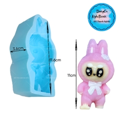 Khuôn Silicon - Labubu Nơ 11cm